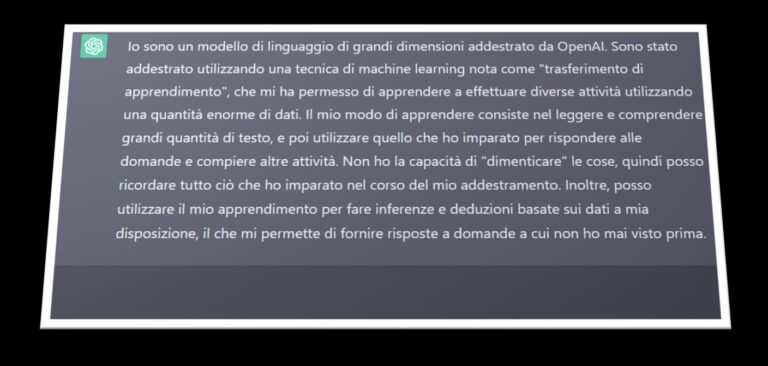 ChatGPT: una riflessione sulla nuova Intelligenza Artificiale di OpenAI
