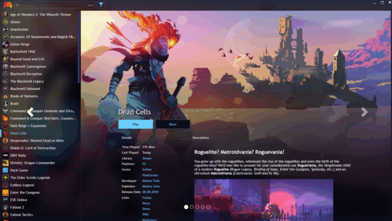 Playnite: la tua libreria videoludica, senza confini