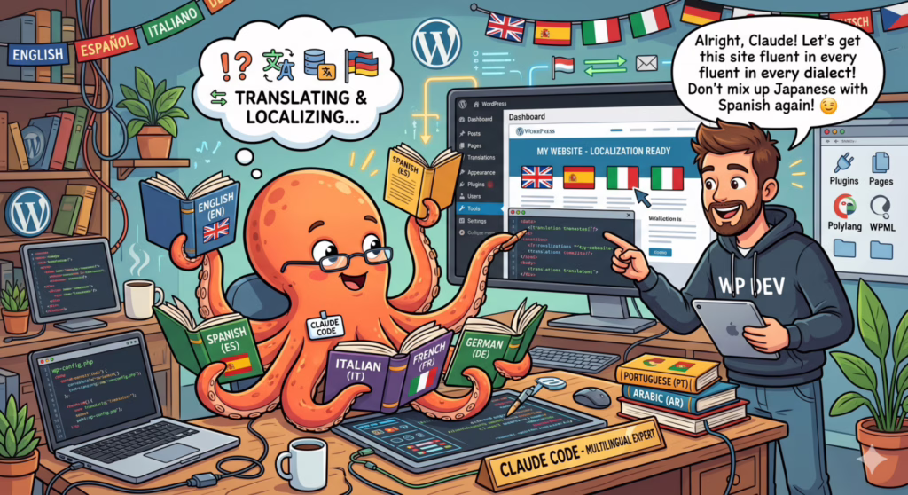 WordPress Mehrsprachig mit Claude Code: Wie Wir 72 Artikel in 5 Sprachen Übersetzt Haben